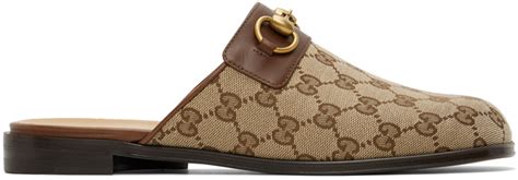 gucci mule ssense women|Women's Horsebit mule in beige GG suede .